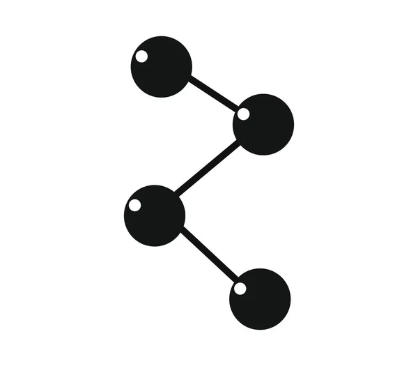 Піктограма Молекули Векторні Ілюстрації — стоковий вектор