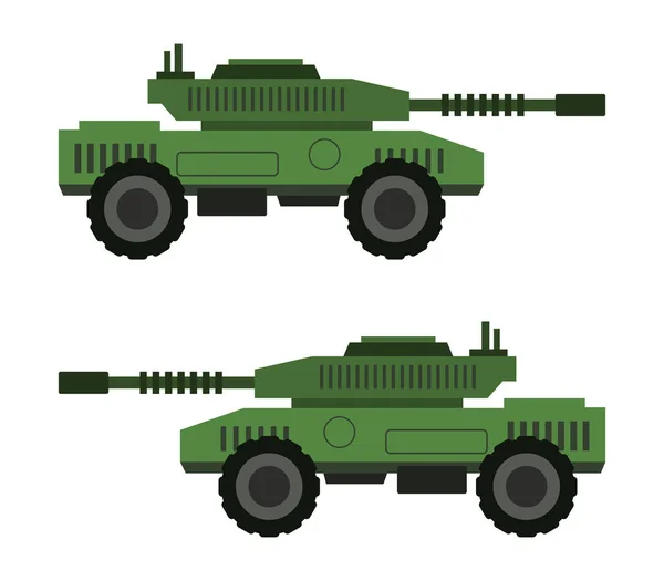 Ilustración Tanques Fondo Blanco — Vector de stock