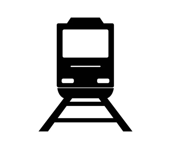 Train Icon Illustrated Vector White Background — Stock vektor