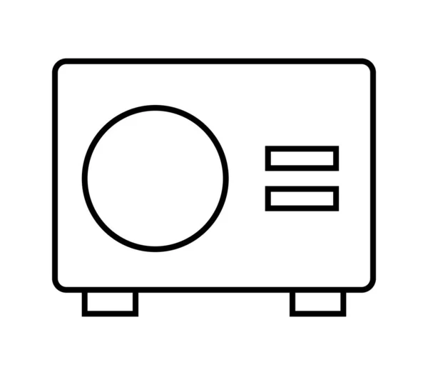 Radio Icoon Vector Illustratie — Stockvector