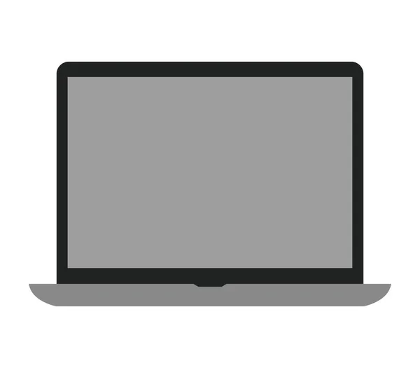 白い背景のコンピュータのアイコン — ストックベクタ