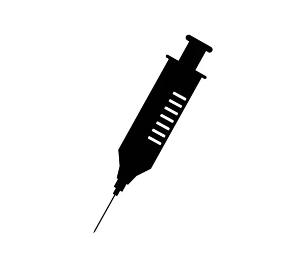 Spritze Flaches Symbol Auf Weißem Hintergrund Vektorillustration — Stockvektor