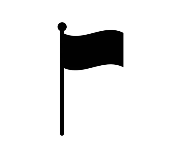 Flagge Flaches Symbol Auf Weißem Hintergrund Vektorillustration — Stockvektor