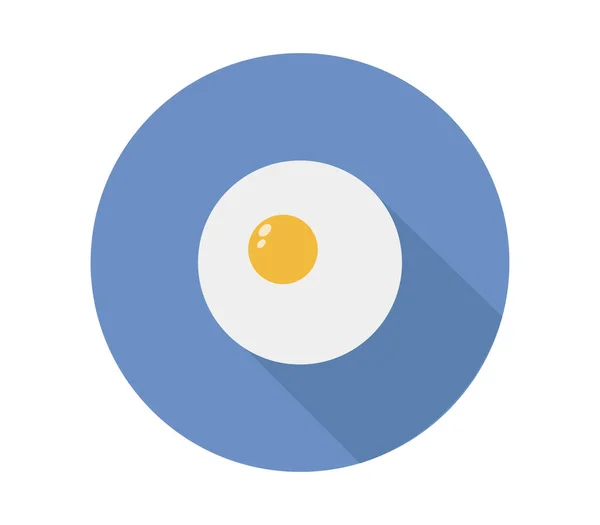 Icon Fried Egg Vector Illustration — Stock Vector