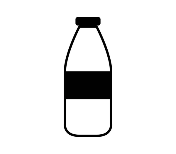 背景上的图标水瓶 — 图库矢量图片