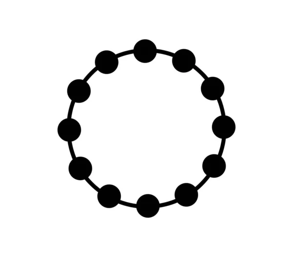 Bracelet Icône Sur Fond Blanc — Image vectorielle