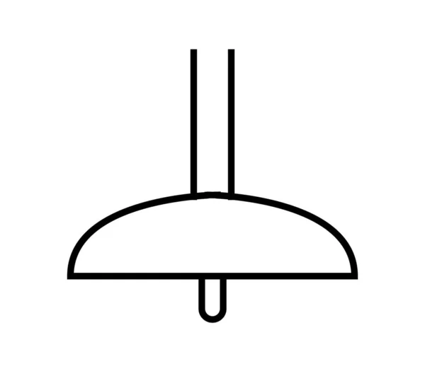 Значок Лампи Білому Тлі — стоковий вектор