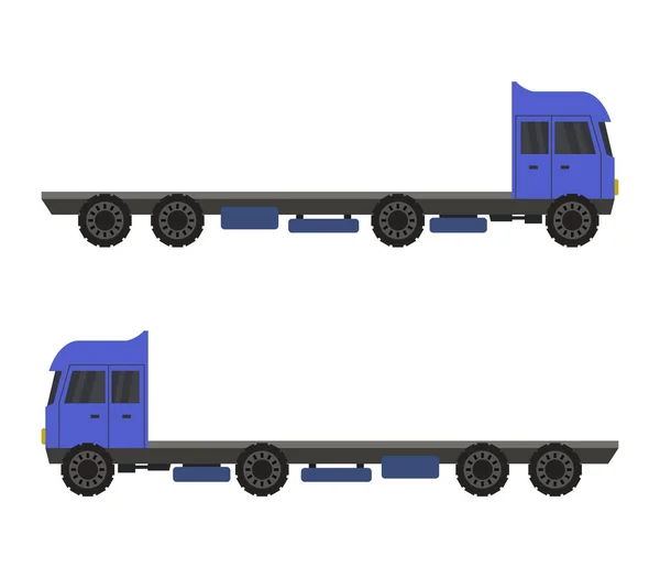 白色背景上的卡车插图 — 图库矢量图片
