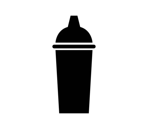 Cocktail Shaker Symbol Auf Weißem Hintergrund — Stockvektor