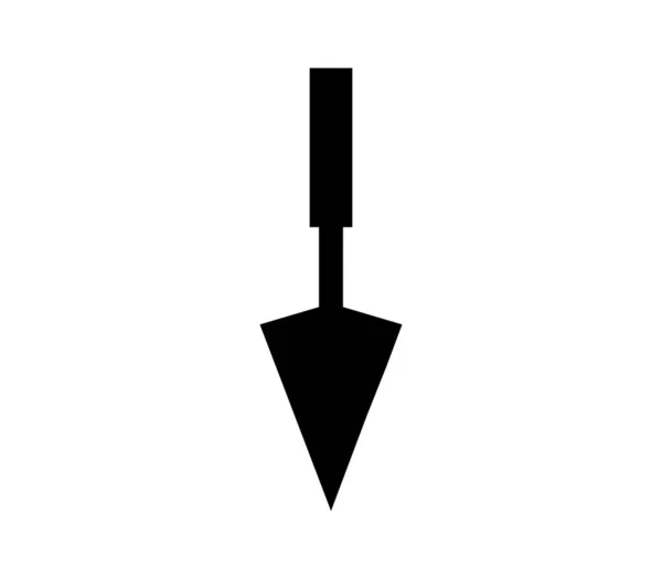 Kelle Symbol Vektor Auf Weißem Hintergrund Dargestellt — Stockvektor