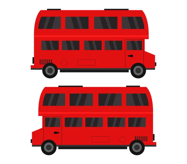 Bus Spanish White Background — Vector de stock