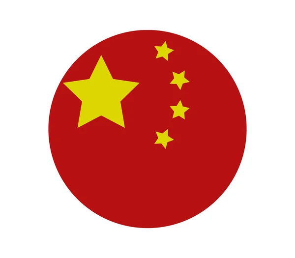 Colorful Texture Flag China — Stok Vektör