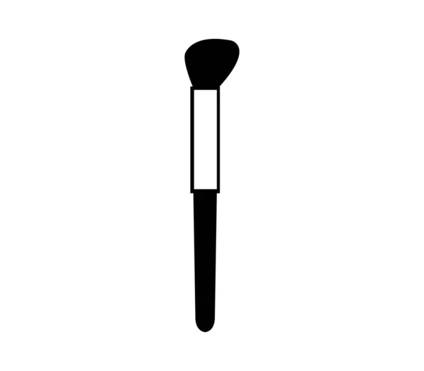 Make Brush Icon Illustrated Vector White Background — Διανυσματικό Αρχείο