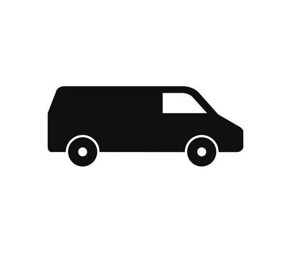 иллюстрация фургона на белом фоне
