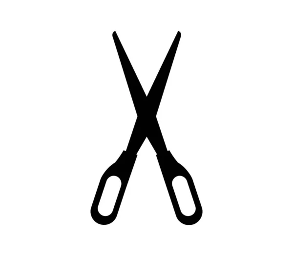 Scissor Icon Illustrated Vector White Background — 스톡 벡터