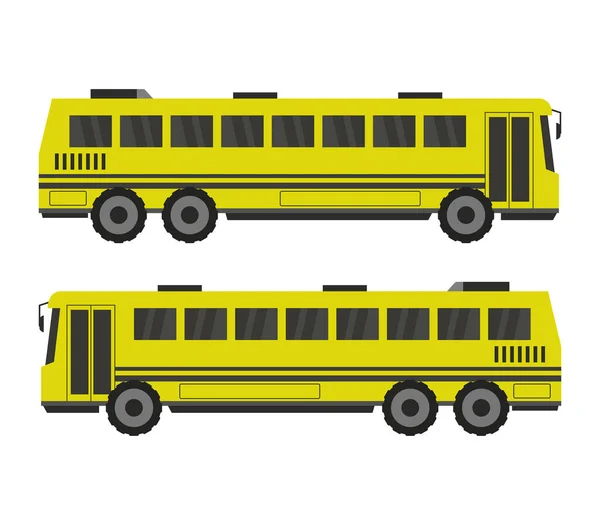 Шкільний Автобус Білому Тлі — стоковий вектор