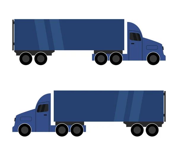 白色背景上的卡车插图 — 图库矢量图片