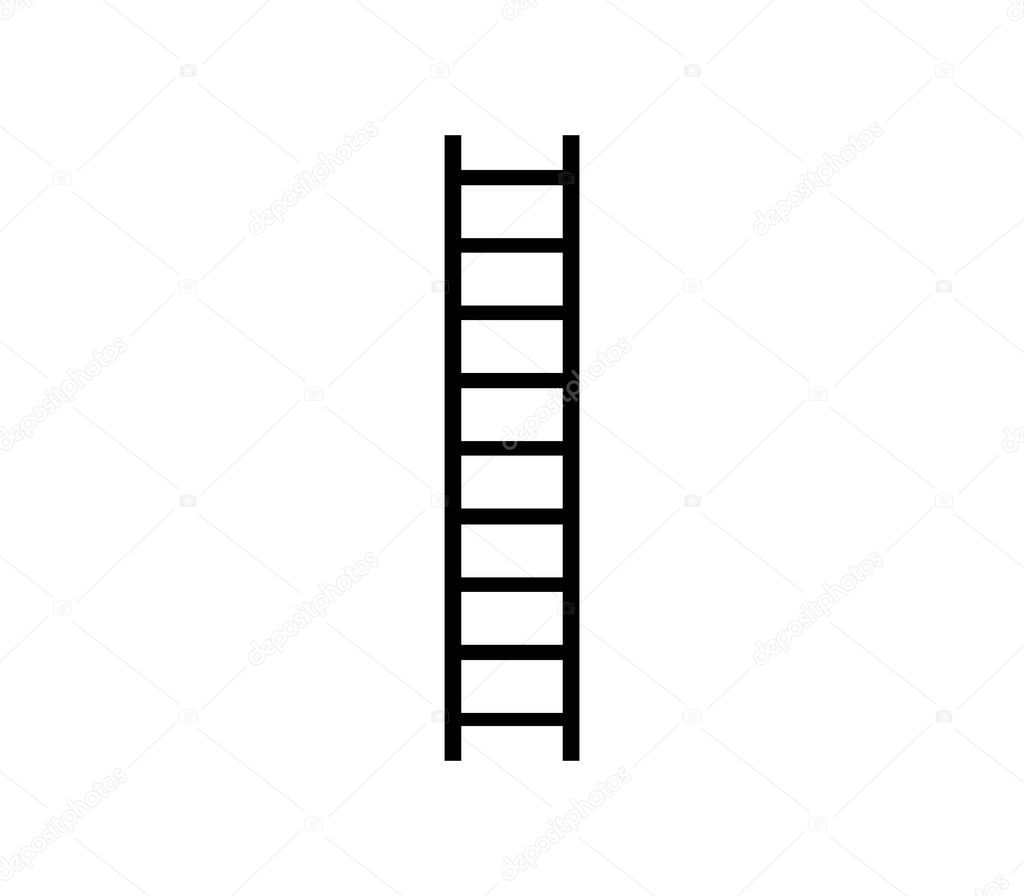 ladder icon illustrated in vector on white background