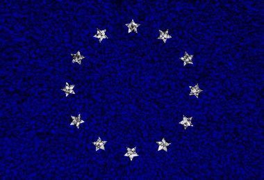 colored flag of europe texture