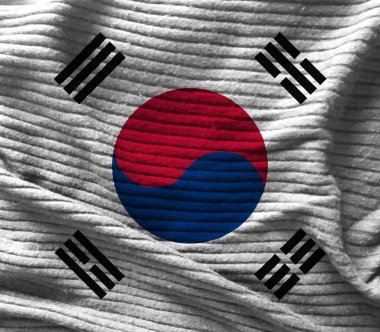 colorful texture of south korea flag
