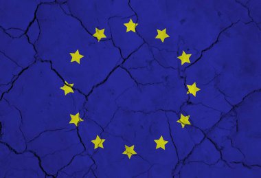 colored flag of europe texture
