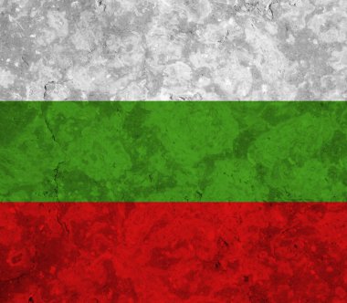 Renkli desenli bulgarya bayrağı