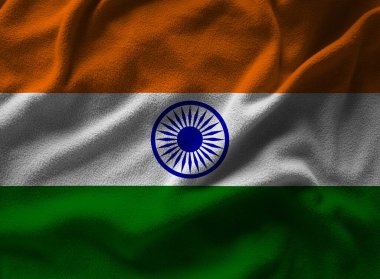 colorful texture of india flag