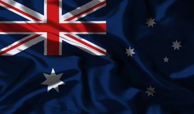 colorful texture of australia flag