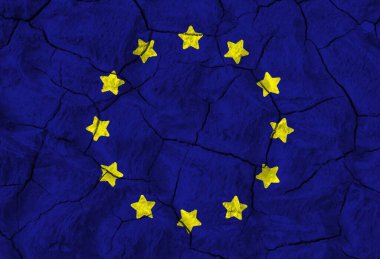 colored flag of europe texture