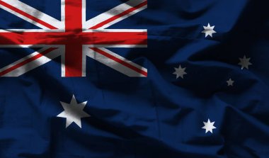 colorful texture of australia flag