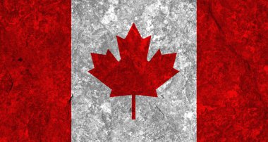 colorful texture of the flag of canada
