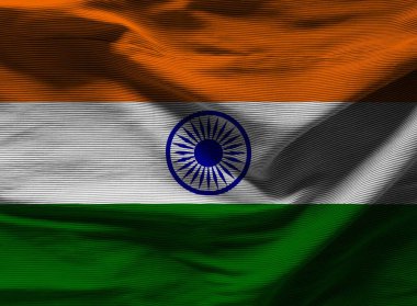 colorful texture of india flag