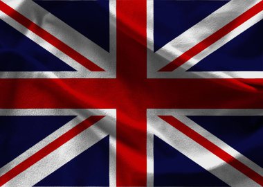 texture of the flag of Great Britain