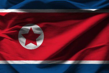 colorful texture of north korea flag
