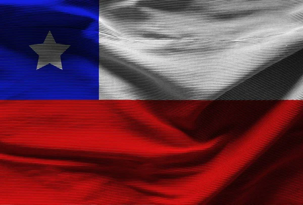 Textura Colorida Bandera Chile —  Fotos de Stock