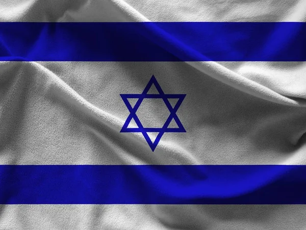 Kolorowe Flagi Izraela Tekstury — Zdjęcie stockowe