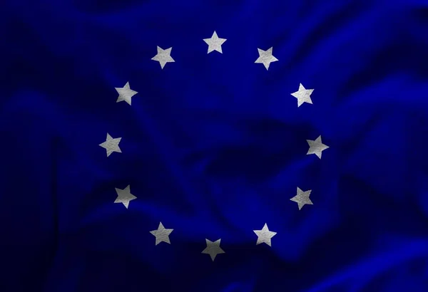 Värillinen Lippu Eurooppa Rakenne — kuvapankkivalokuva