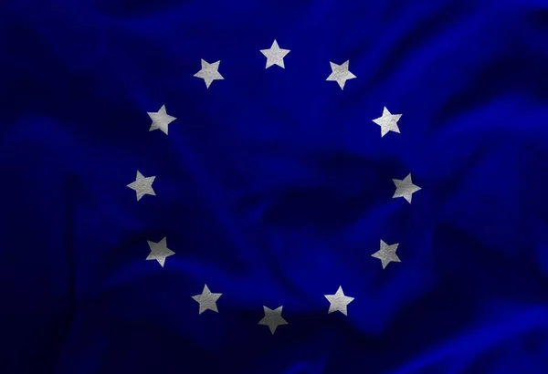 Colored Flag Europe Texture — Stok fotoğraf