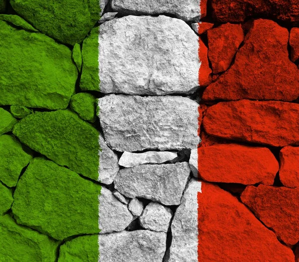 Σημαία Ιταλίας Χρωματιστή Υφή — Φωτογραφία Αρχείου