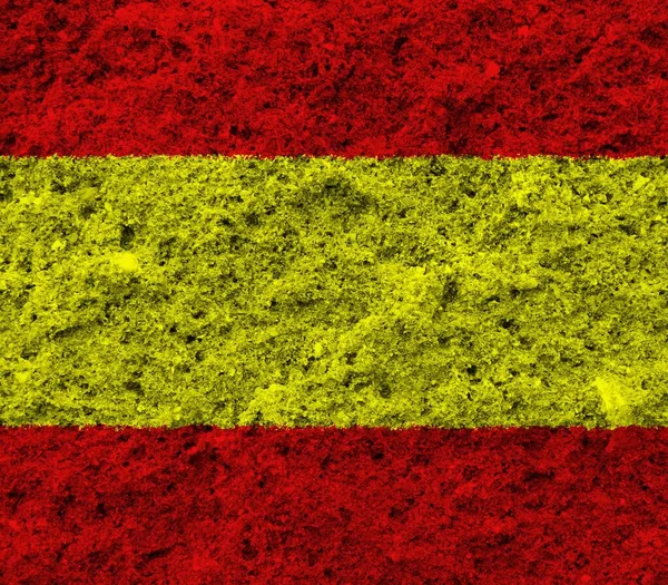 Bandera España Con Textura Color — Foto de Stock