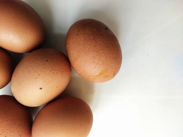 Eieren Textuur Keuken Achtergrond — Stockfoto
