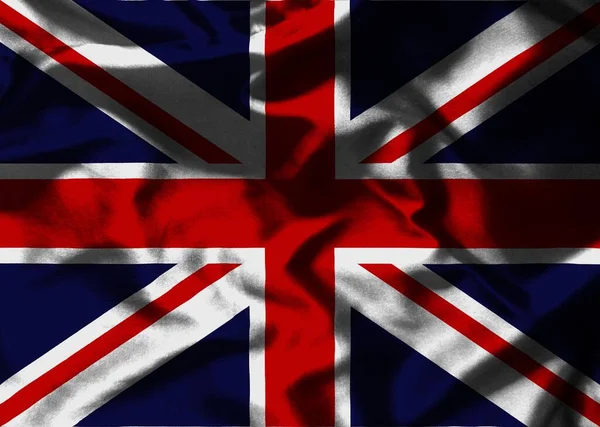 Tekstura Bandery Wielkiej Brytanii — Zdjęcie stockowe