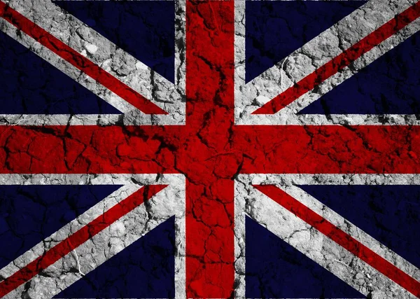 Texture Flag Great Britain — Stok fotoğraf