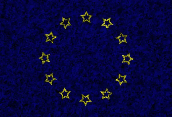 Drapeau Coloré Texture Européenne — Photo