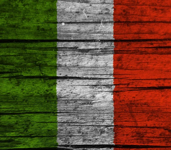 Italy Flagga Med Färgad Textur — Stockfoto