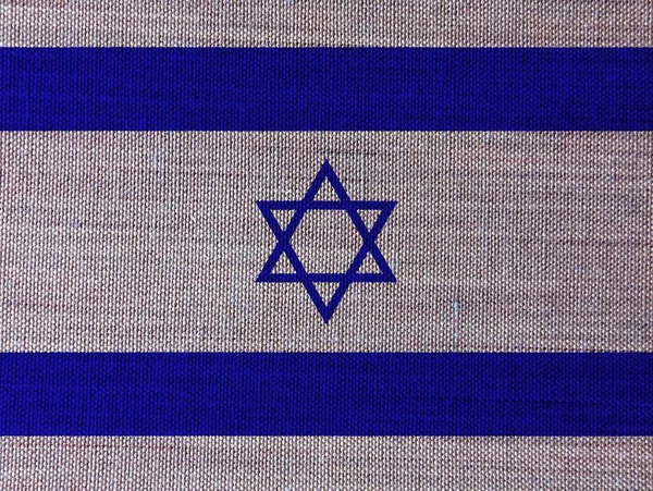 Colorida Bandera Israel Textura — Foto de Stock