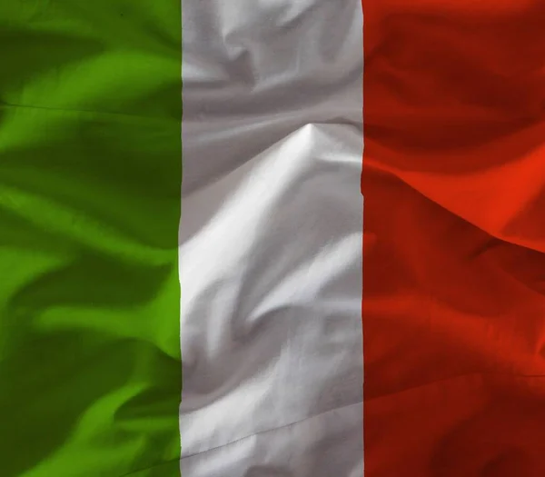 Drapeau Italien Avec Texture Colorée — Photo