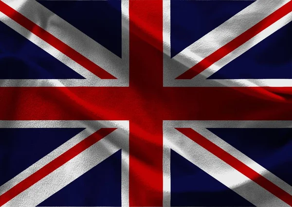 Υφή Της Σημαίας Της Μεγάλης Βρετανίας — Φωτογραφία Αρχείου