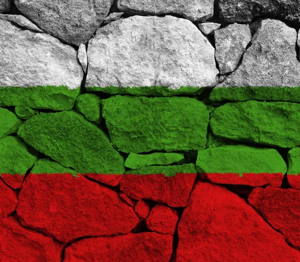 Bulgaria Flag Colored Texture — Stock Photo, Image
