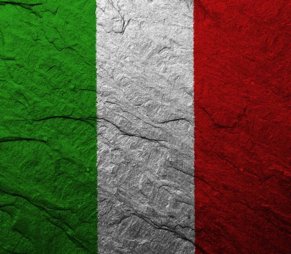 italy flag with colored texture